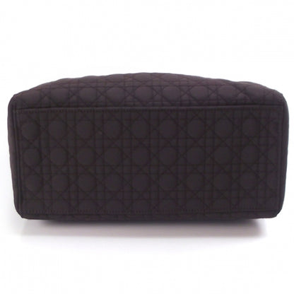 Christian Dior Canvas Cannage Medium Lady Dior Brown 4 of 9