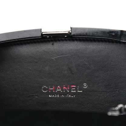 Chanel Plexiglass Compact Box Clutch Black 5 of 5