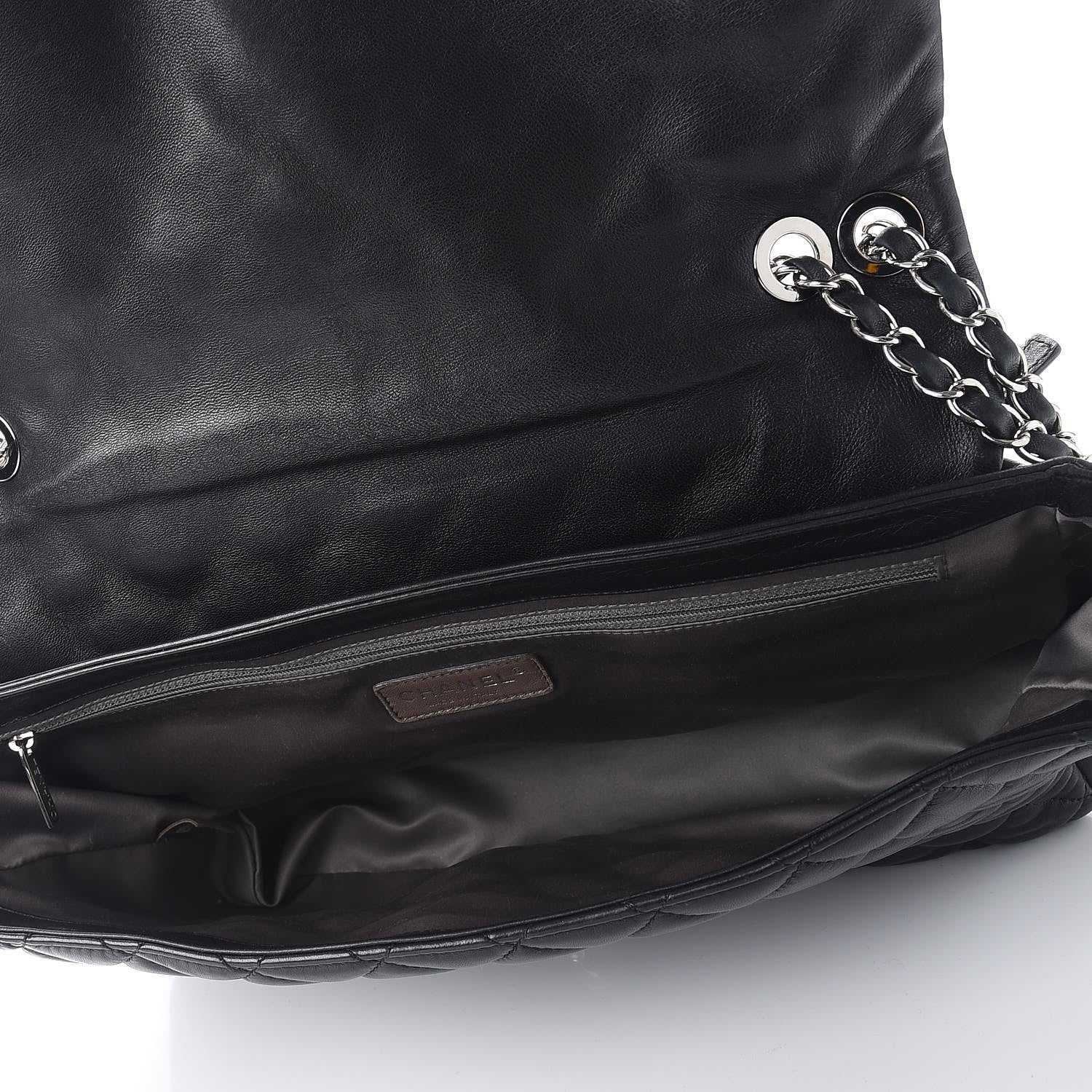 Chanel Lambskin Jumbo Coco Rain Flap Black 5 of 9