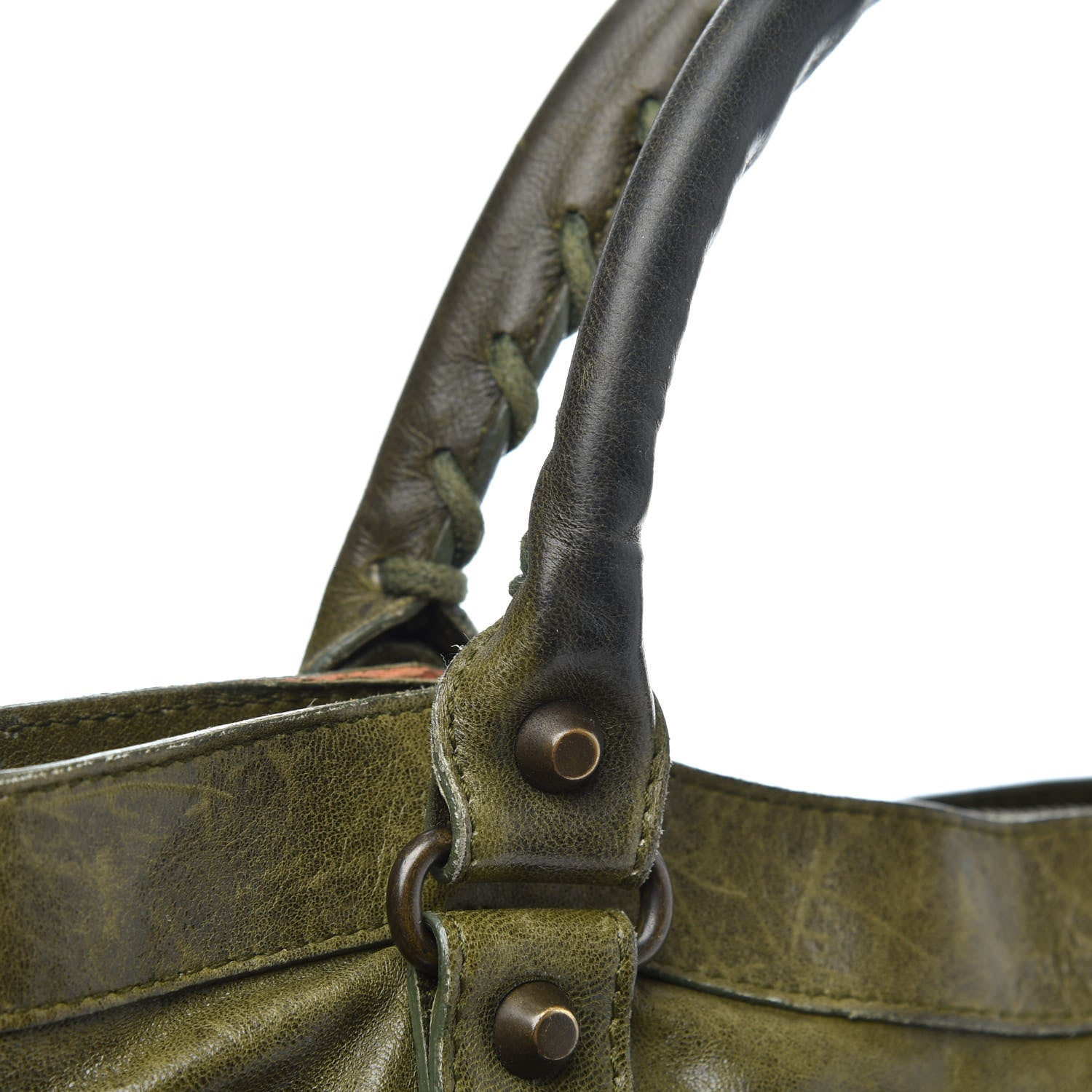 Balenciaga Agneau Classic Hardware First Olive 12 of 14