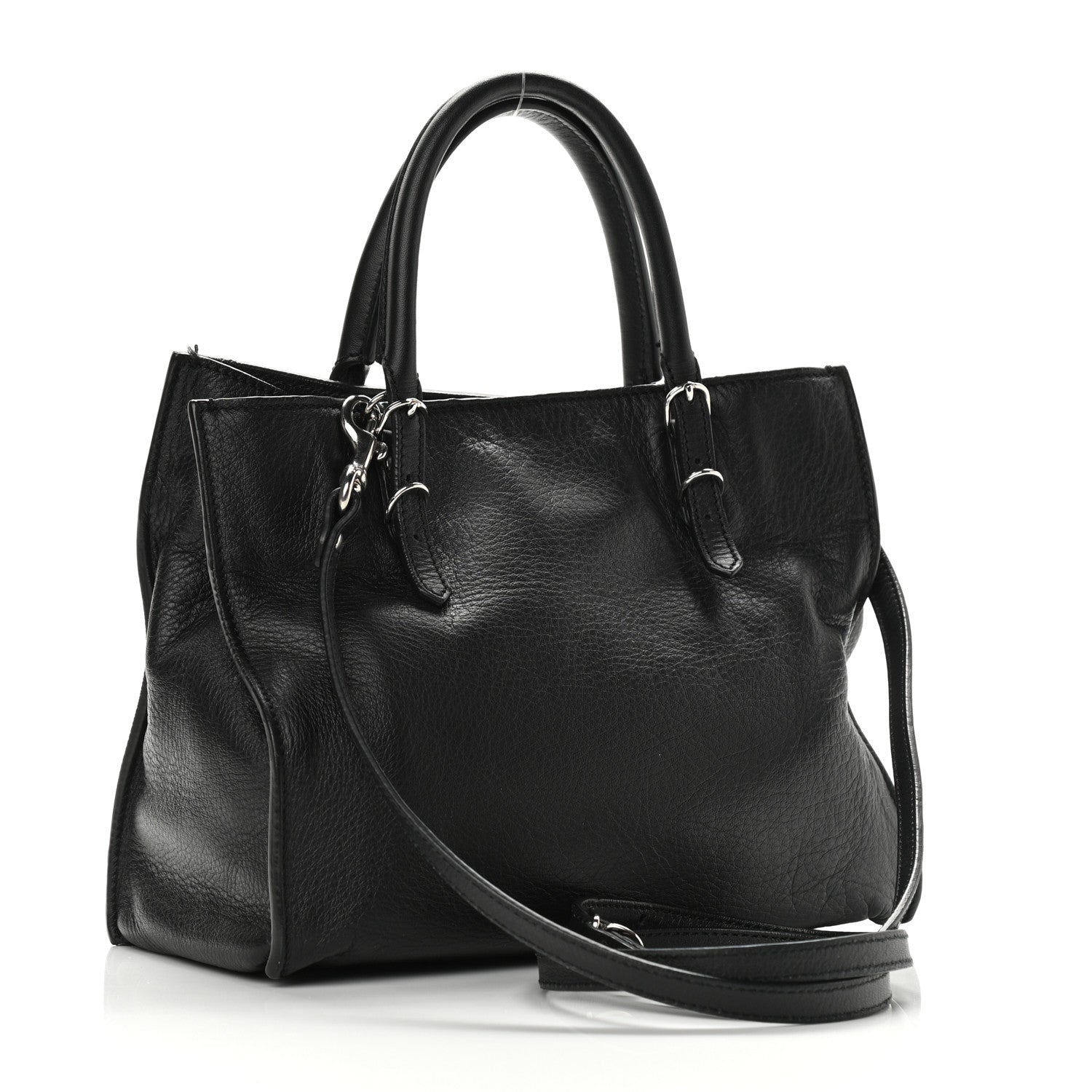 Balenciaga Calfskin Papier Mini A4 Tote Black 3 of 11