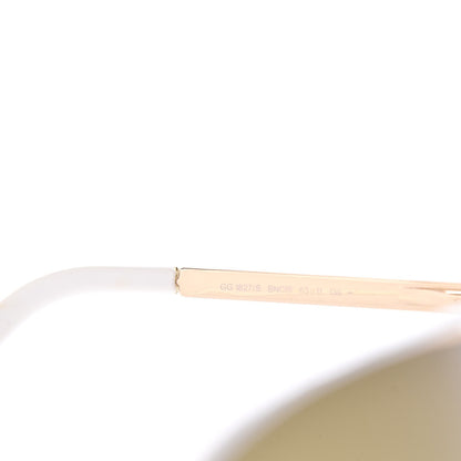 Gucci Aviator Sunglasses 1827/S White Gold 6 of 7