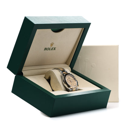 Rolex Stainless Steel 18K Yellow Gold 40mm Oyster Perpetual Cosmograph Daytona Watch Champagne 116503 5 of 5