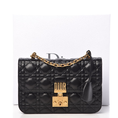 Christian Dior Lambskin Cannage Large Dioraddict Flap Bag Black 14 of 14