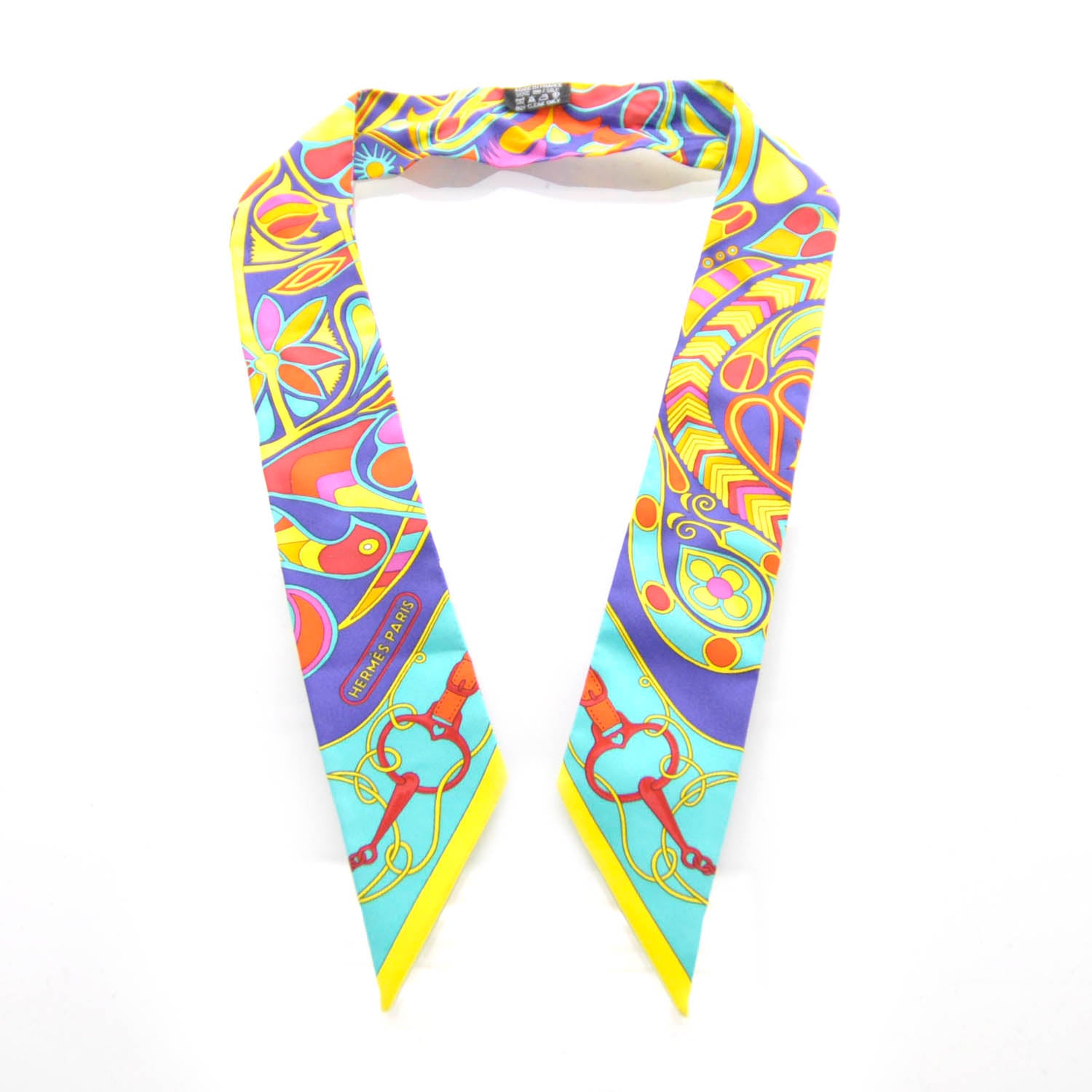 Hermes Twilly Hippie Scarf Silk 2 of 4