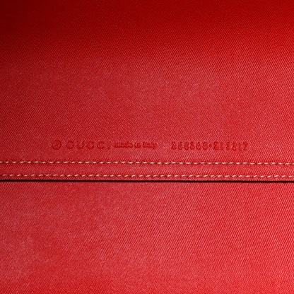 Gucci GG Supreme Monogram Medium Reversible Tote Beige Red 6 of 9