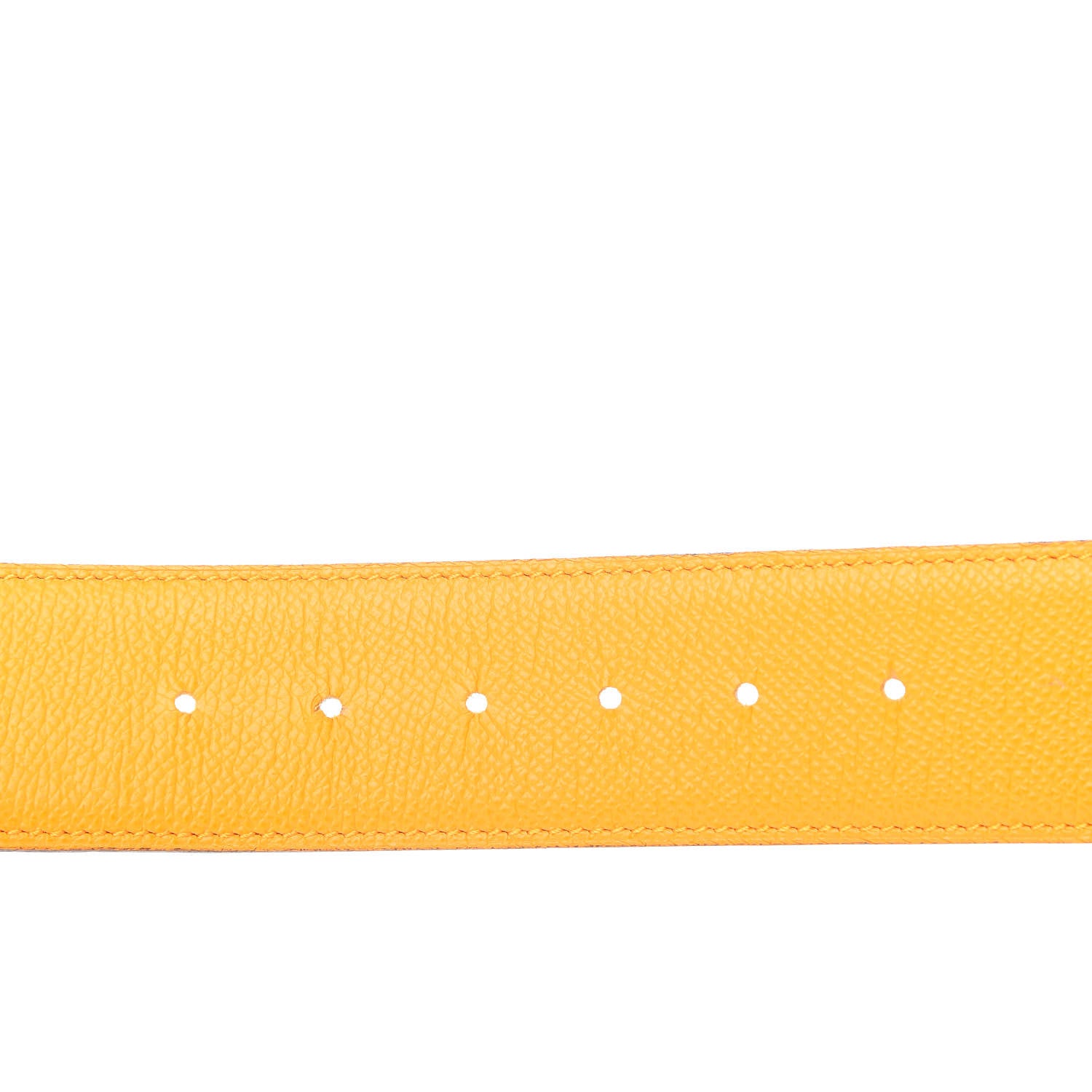 Hermes Epsom Chamonix 42mm Constance Belt 85 Jaune D'Or Natural 6 of 6