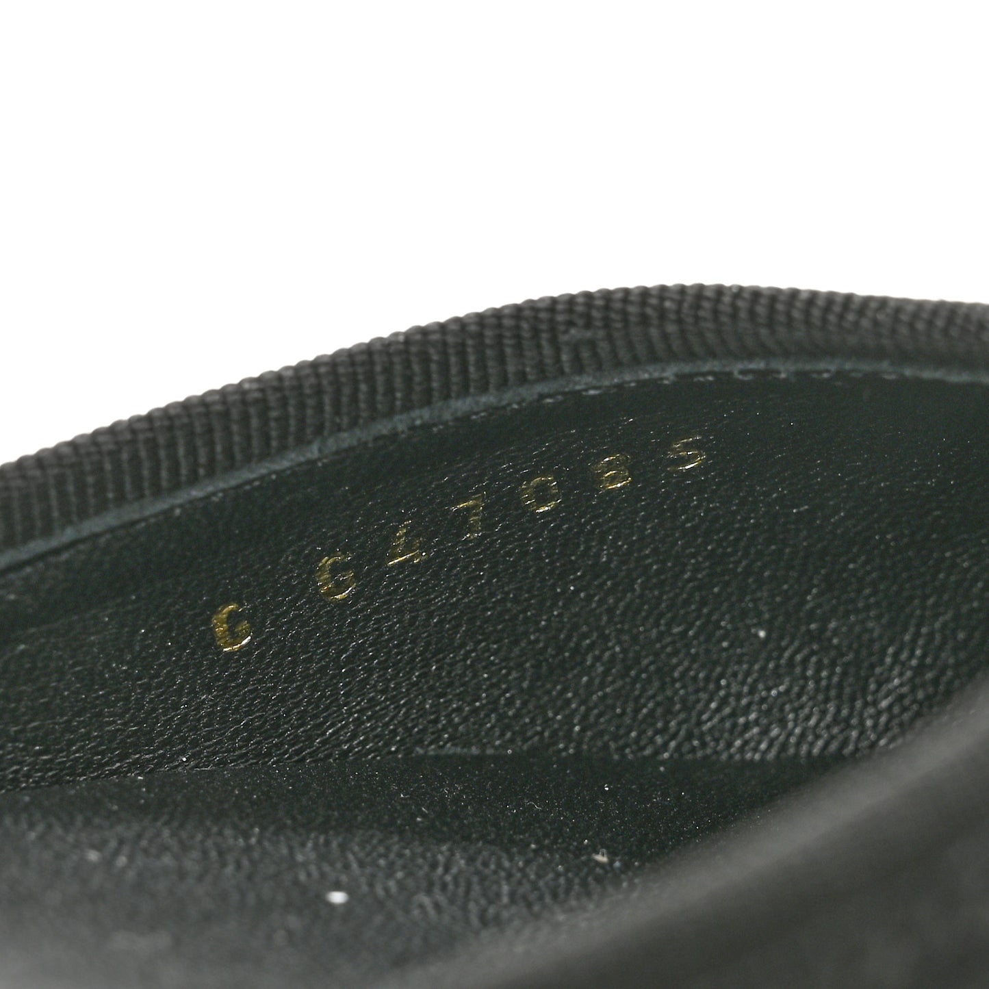 Iridescent Lambskin Cap Toe CC Slingback Flats 37 Black White
