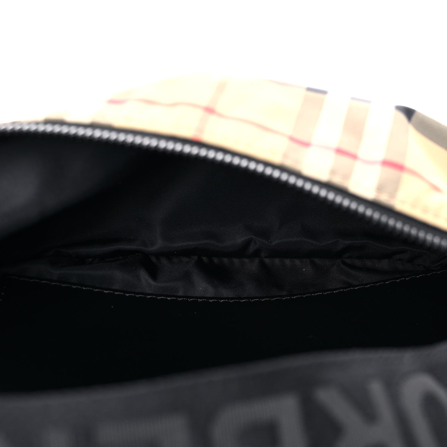 Burberry Nylon Vintage Check Sonny Bum Bag Archive Beige Black 5 of 12