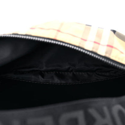 Burberry Nylon Vintage Check Sonny Bum Bag Archive Beige Black 5 of 12