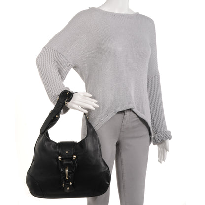 Burberry Leather Buckle Hobo Black 2 of 9