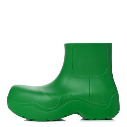 Bottega Veneta Rubber Puddle Ankle Boots 38 Grass 1 of 13
