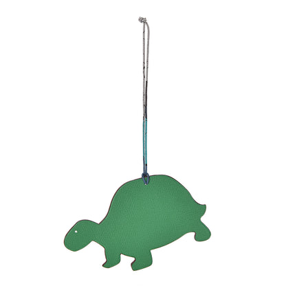 Hermes Epsom Togo Petit H Turtle Bag Charm Bamboo Gold 1 of 7