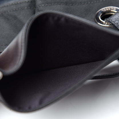 Chanel Coated Canvas Large Paris Biarritz Tote Black 9 of 17