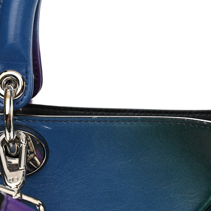 Christian Dior Box Calfskin Gradient Medium Diorissimo Blue Violet 12 of 18