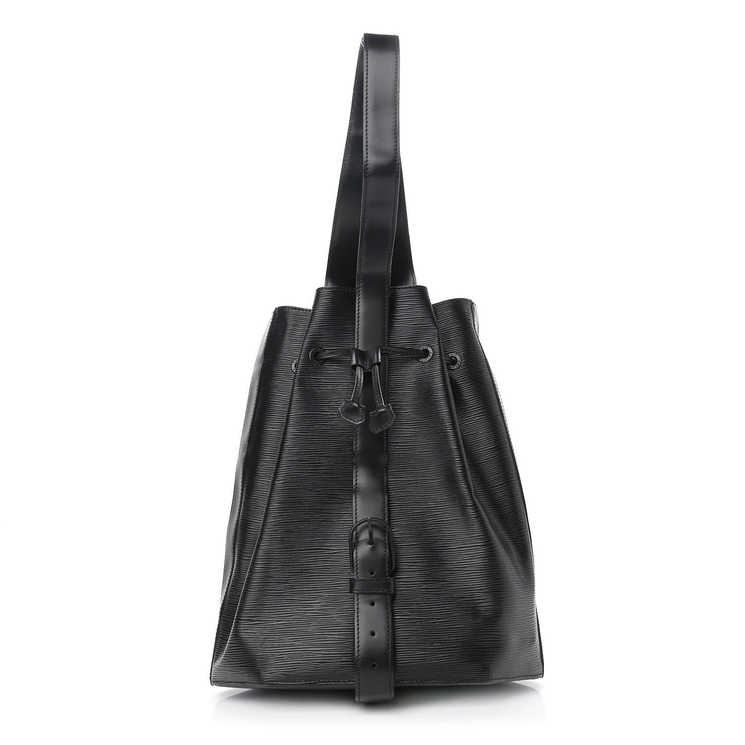 Louis Vuitton Epi Sac a Dos Drawstring Bag Black 1 of 9