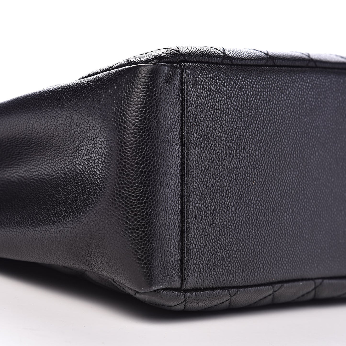 Caviar Quilted Grand Shopping Tote GST Black