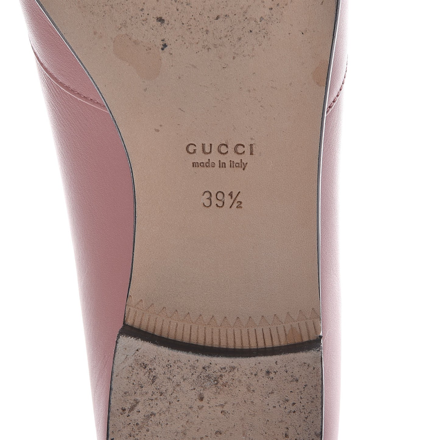 Calfskin Horsebit Loafers 39.5 Soft Pink