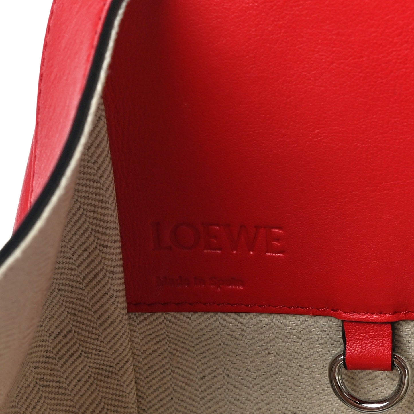 Calfskin Small Hammock Shoulder Bag Red