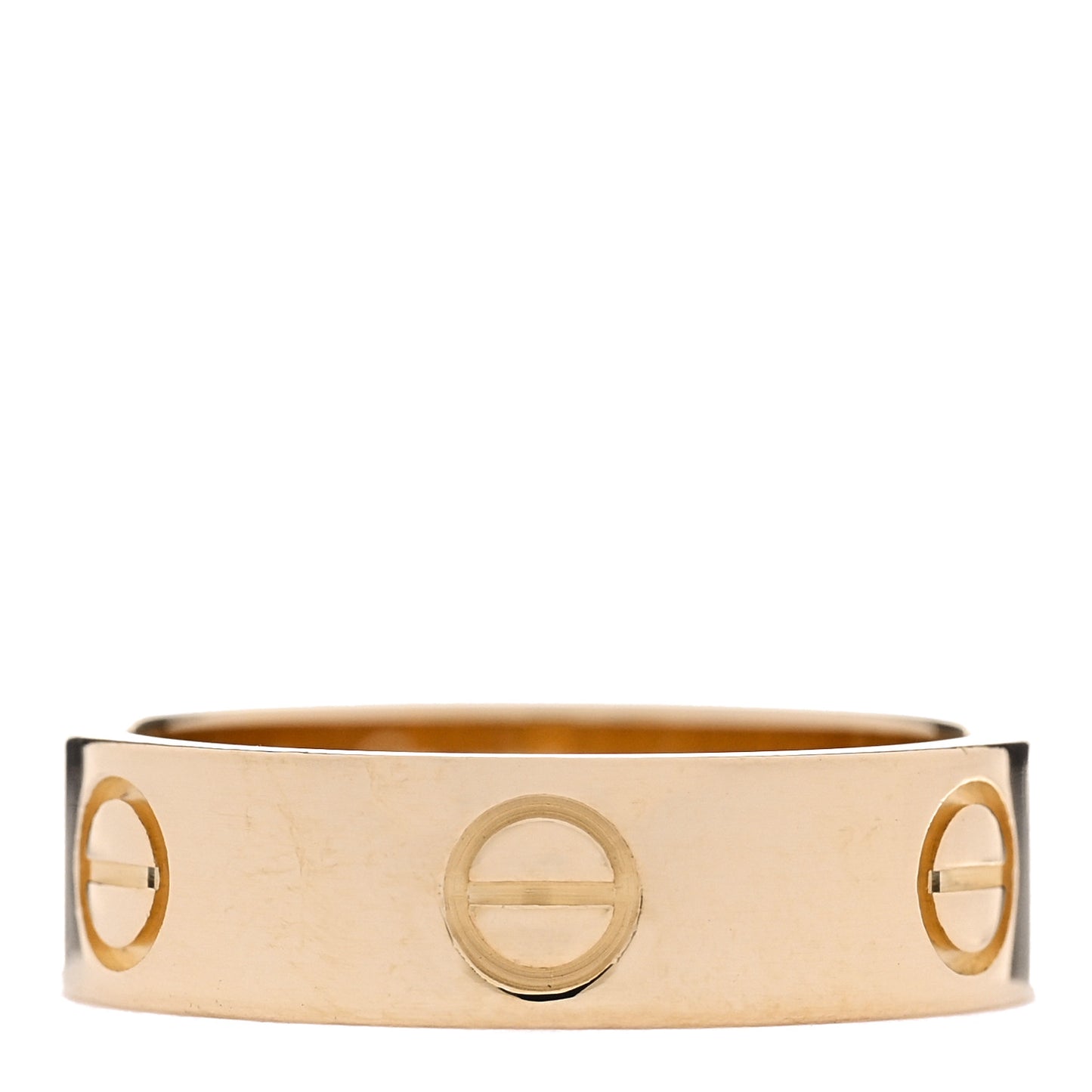 18K Yellow Gold 5.5mm LOVE Ring 55 7.25