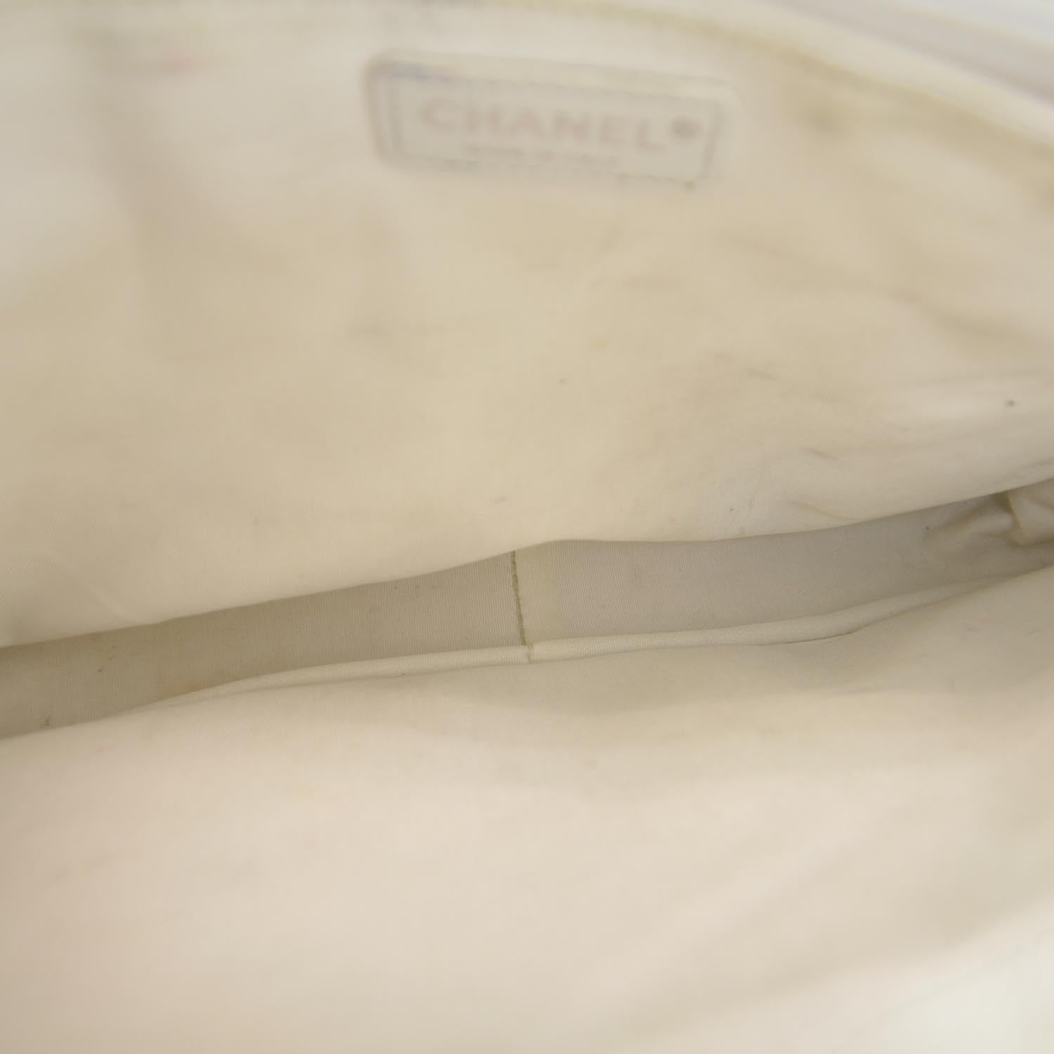 Chanel Caviar Grand Shopping Tote GST White 8 of 10