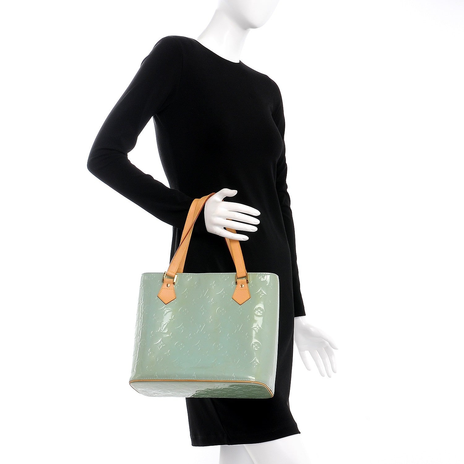 Louis Vuitton Vernis Houston Baby Blue 2 of 15