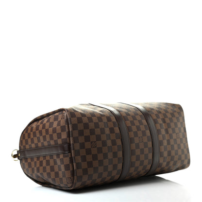 Louis Vuitton Damier Ebene Keepall Bandouliere 45 3 of 9
