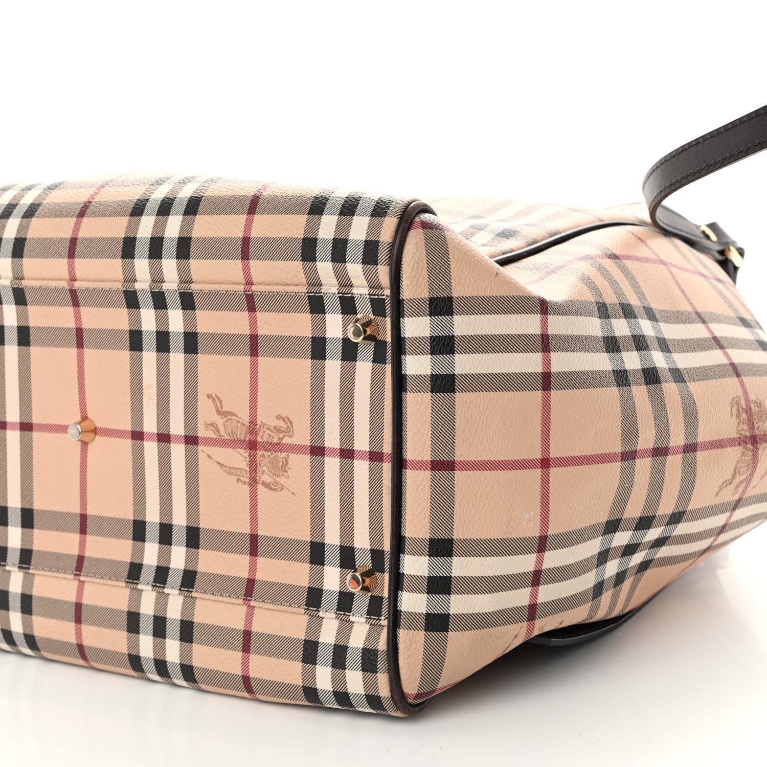 Burberry Haymarket Check Large Canterbury Tote Brown 9 of 11