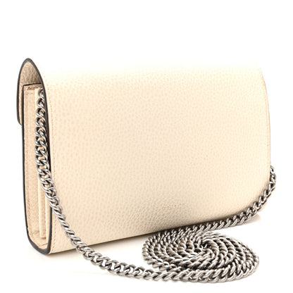 Gucci Dollar Calfskin Mini Dionysus Chain Wallet Mystic White 3 of 10