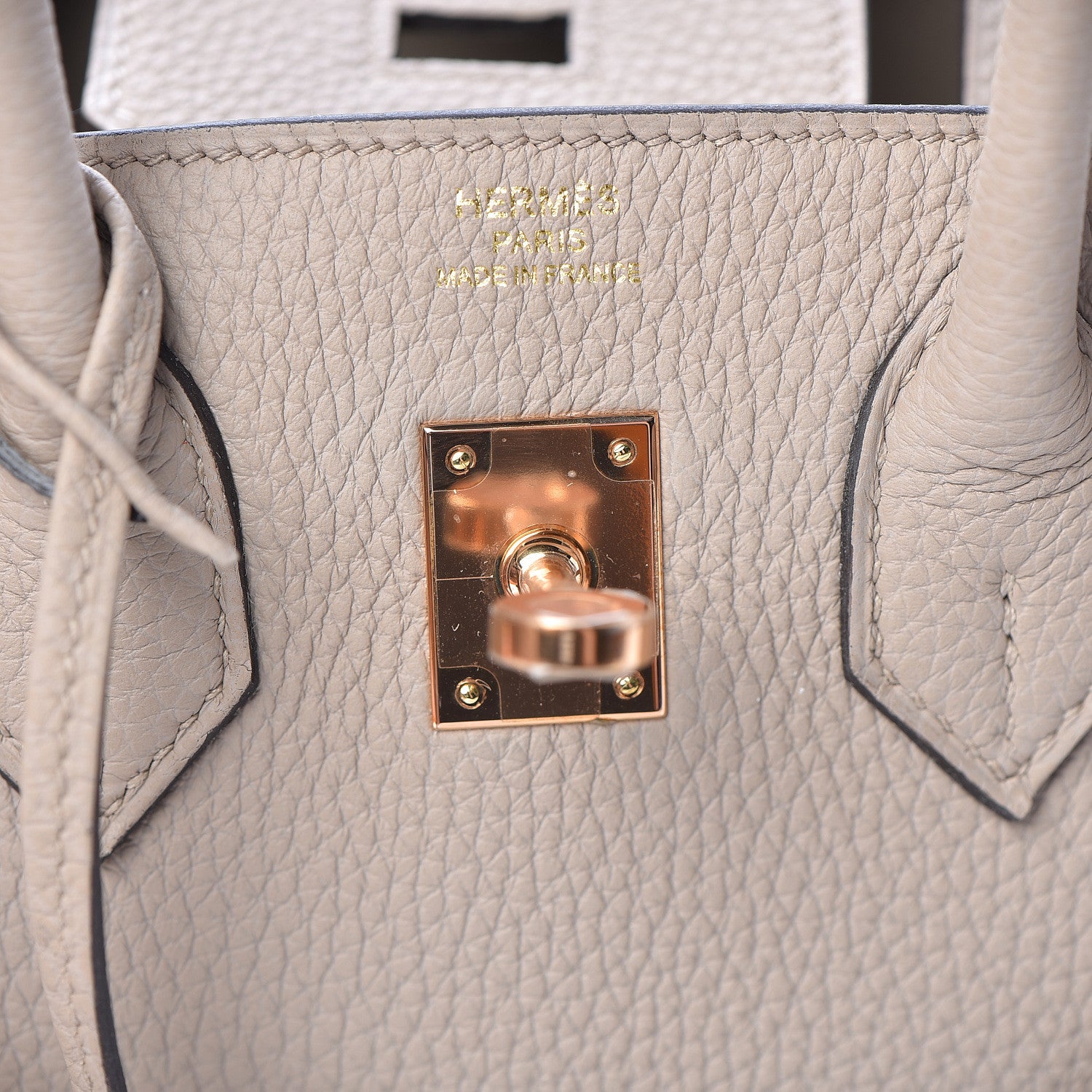 Hermes Togo Birkin 25 Gris Tourterelle 23 of 35