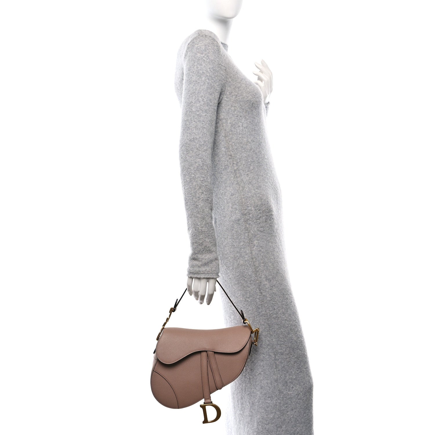 Christian Dior Grained Calfskin Saddle Bag Fard 2 of 10