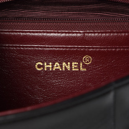 Chanel Lambskin Vertical Quilt Jumbo Single Flap Black 7 of 16