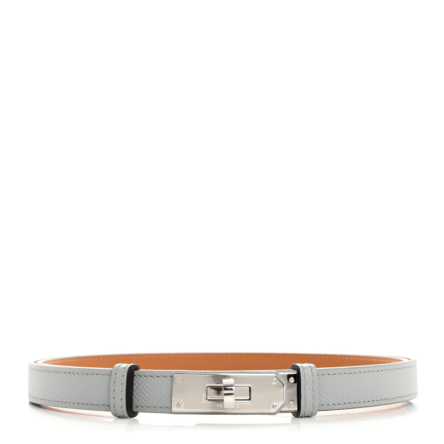 Hermes Epsom Kelly Belt Bleu Glacier 1 of 4