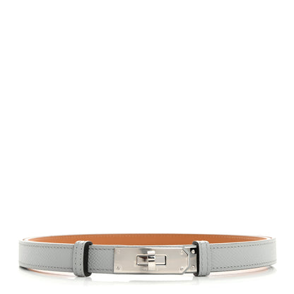 Hermes Epsom Kelly Belt Bleu Glacier 1 of 4