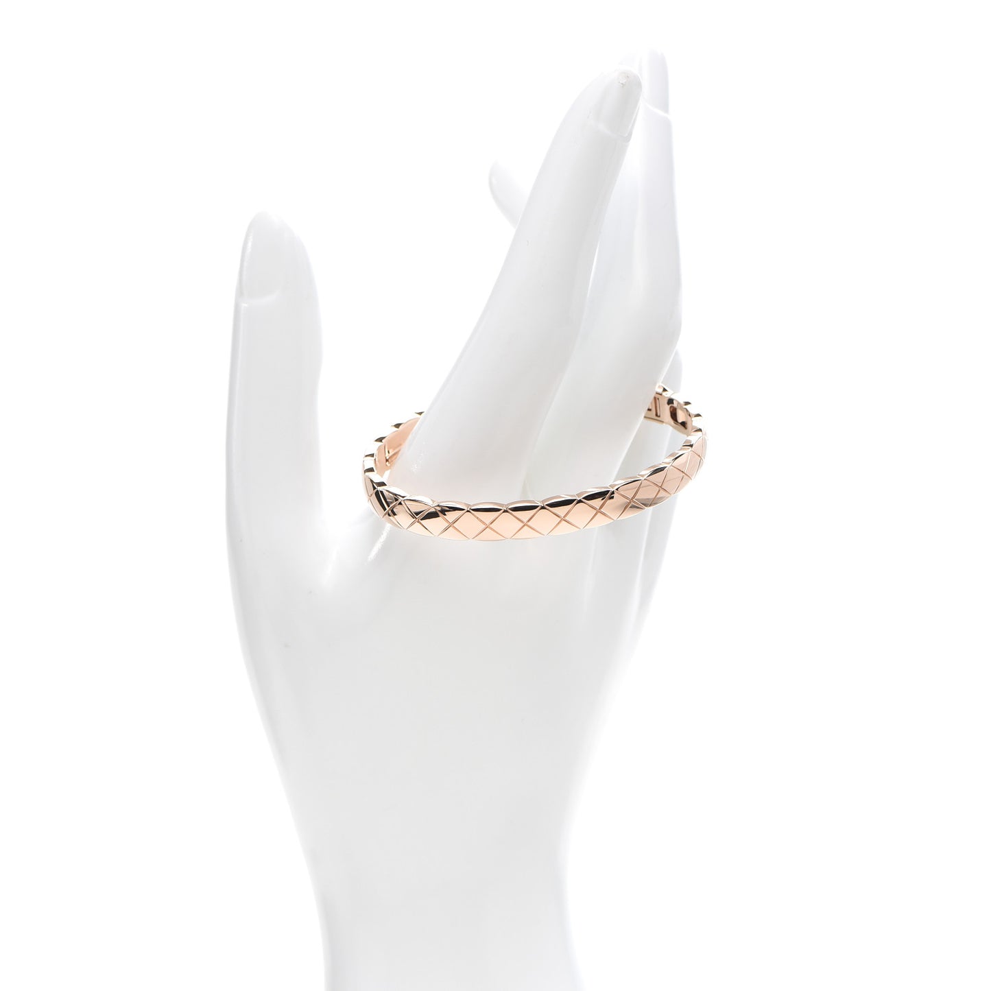 18K Beige Gold Coco Crush Bangle Bracelet S