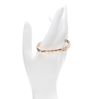 Chanel 18K Beige Gold Coco Crush Bangle Bracelet S 2 of 5
