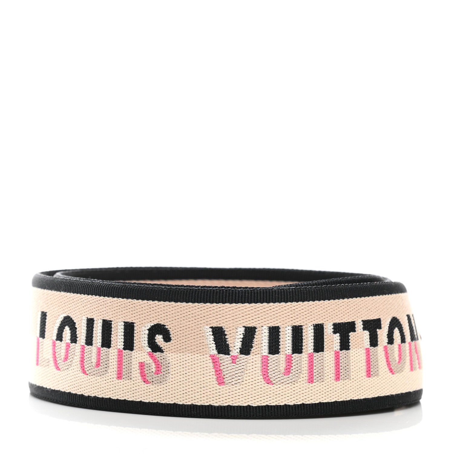 Louis Vuitton Jacquard Speedy Bandouliere 20 Shoulder Strap Black 2 of 4