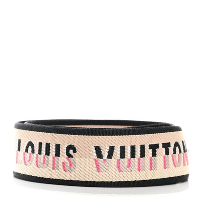 Louis Vuitton Jacquard Speedy Bandouliere 20 Shoulder Strap Black 2 of 4