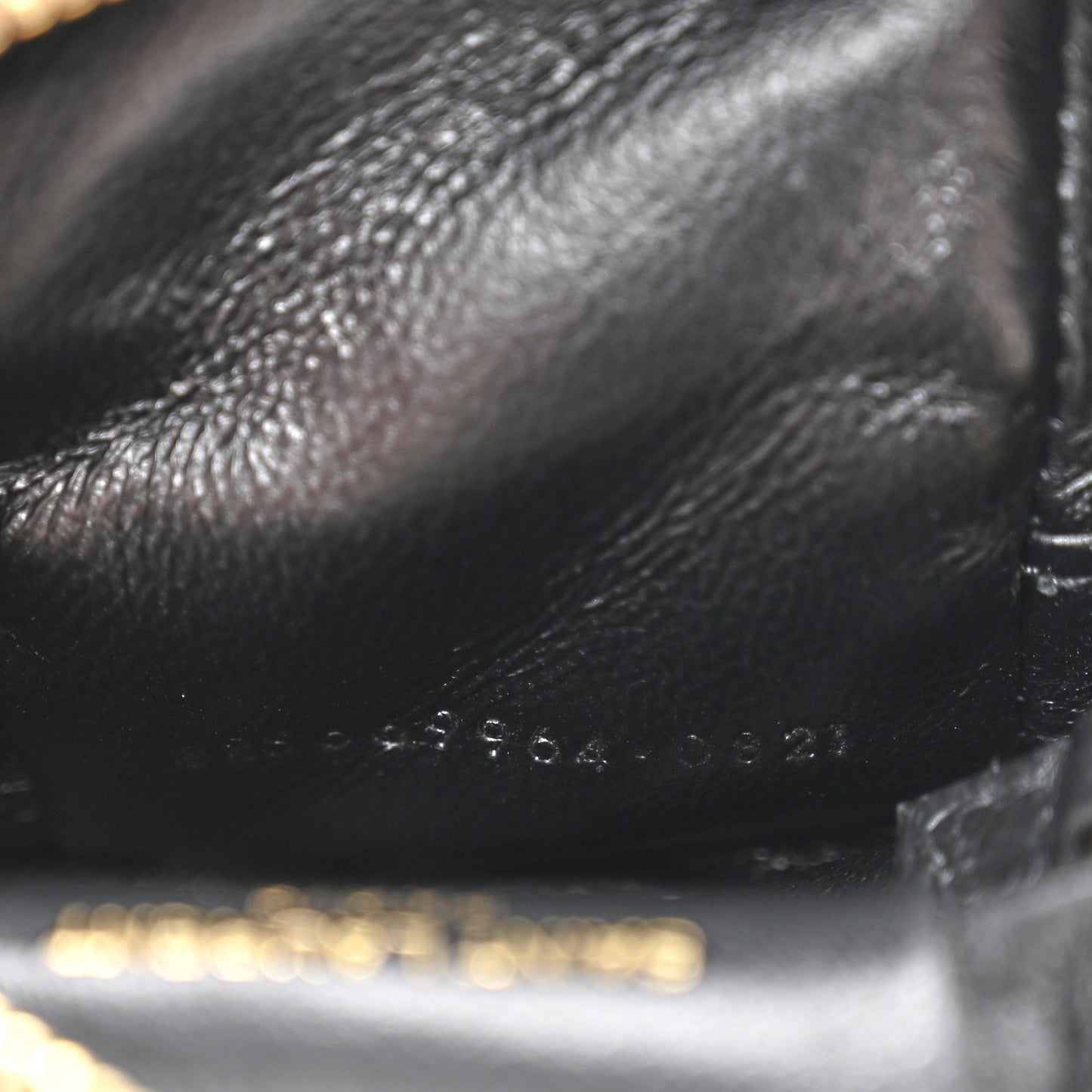 Suede Lambskin Jaime Cube Charm Keychain Black