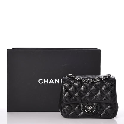 Chanel Caviar Quilted Mini Square Flap Black 8 of 8