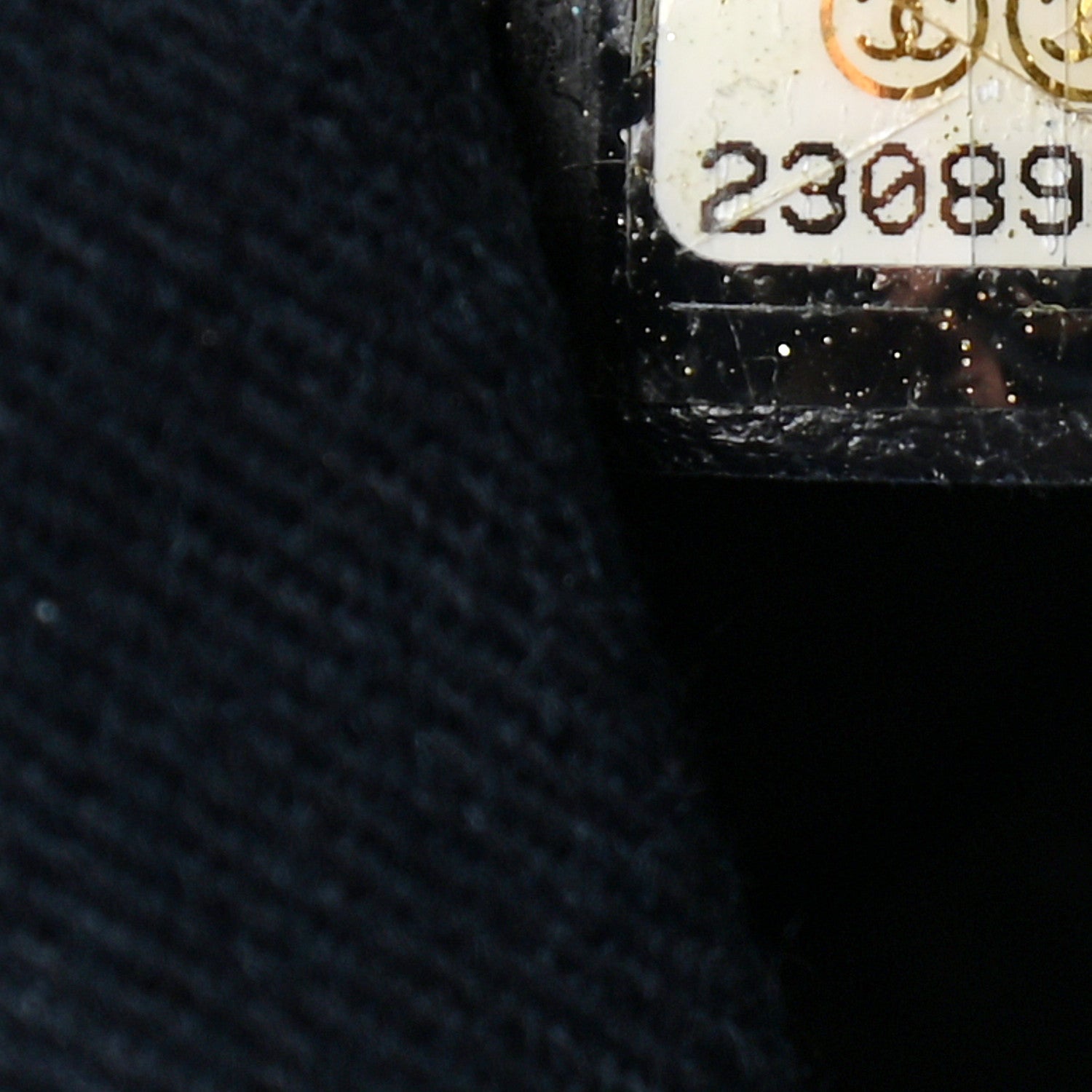 Chanel Denim Medium Deauville Tote Dark Blue 9 of 9