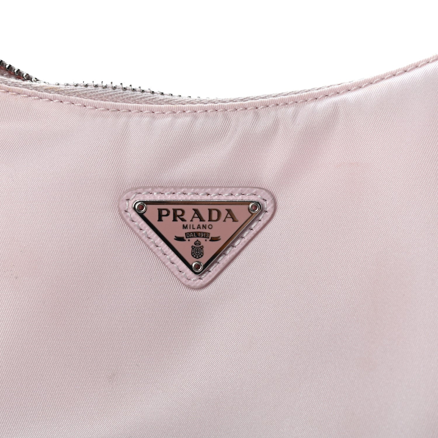 Prada Nylon Re-Edition 2005 Shoulder Bag Alabastro 8 of 16