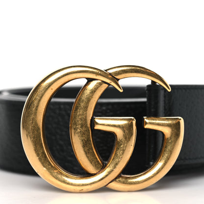 Gucci Calfskin Double G 40mm Belt 85 34 Black 2 of 7