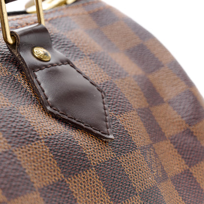 Louis Vuitton LOUIS VUITTON Damier Ebene Speedy Bandouliere 30 17 of 17