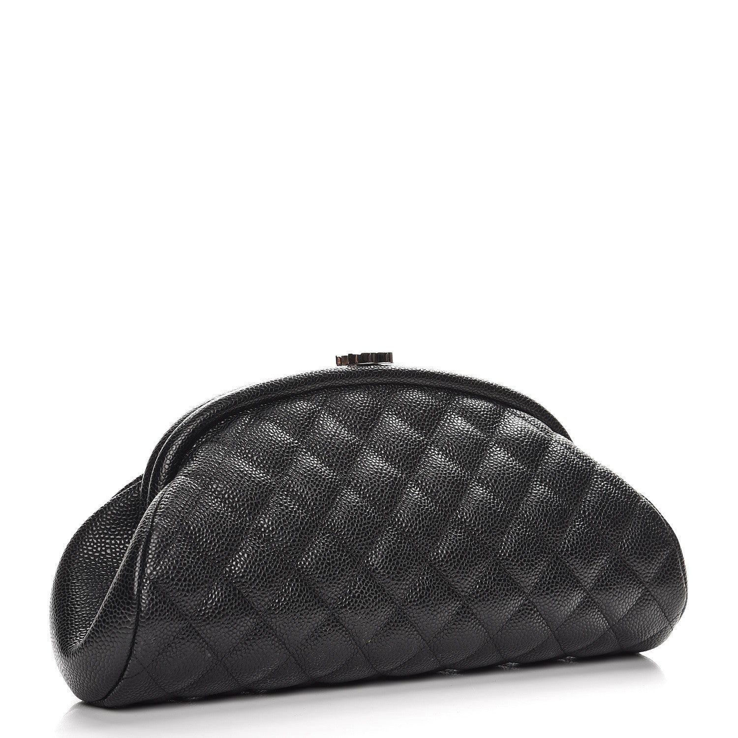 Chanel Caviar Quilted Timeless Clutch Black 3 of 8