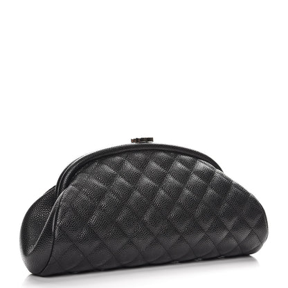 Chanel Caviar Quilted Timeless Clutch Black 3 of 8