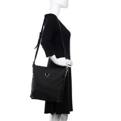 Gucci Monogram Abbey Messenger Bag Black 2 of 10
