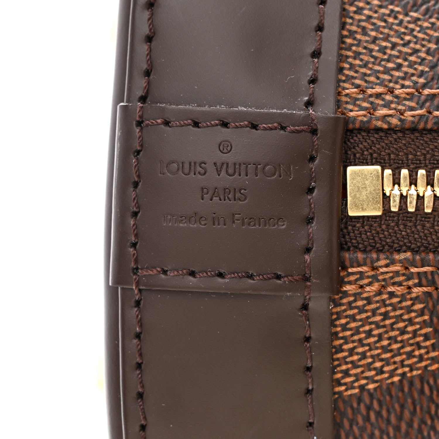 Louis Vuitton Damier Ebene Alma BB 6 of 9