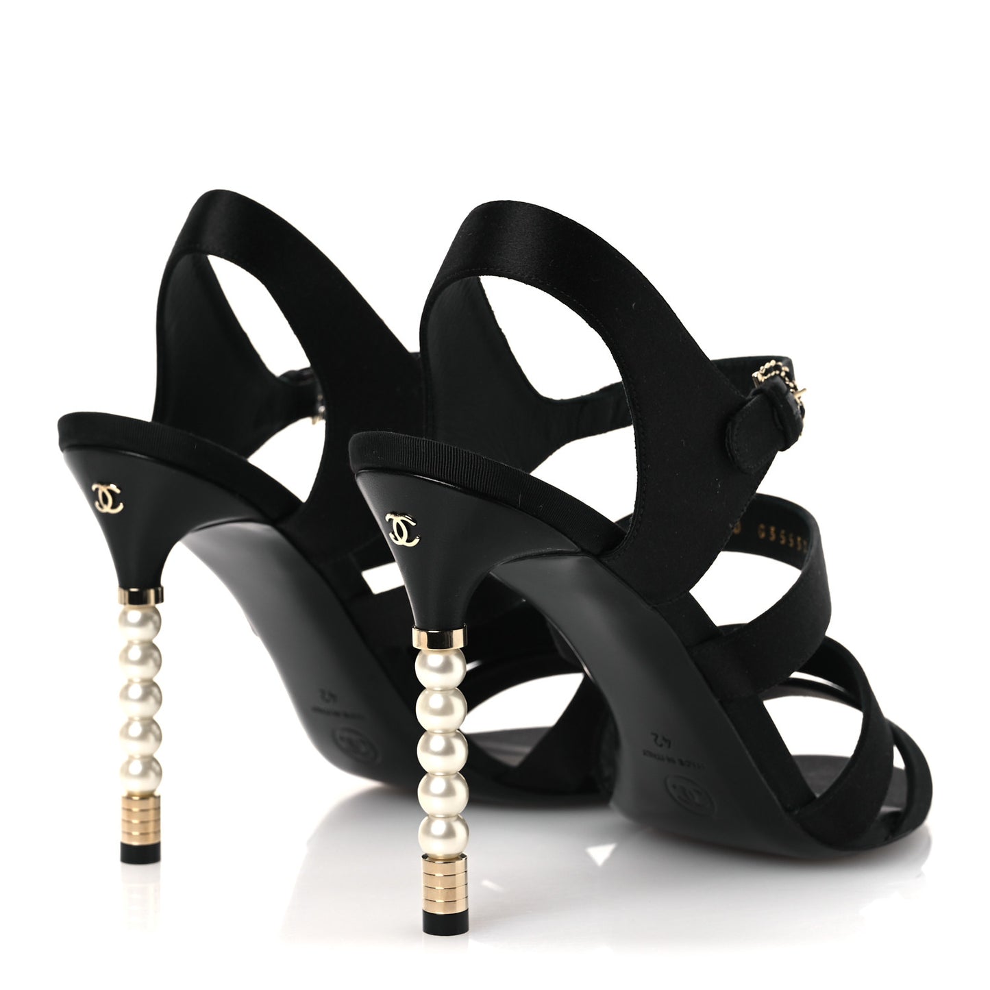 Kid Suede Pearl Sandals 42 Black