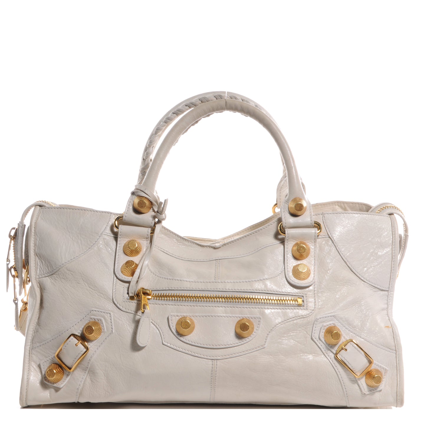 Agneau Giant 21 Gold Hardware Part Time White